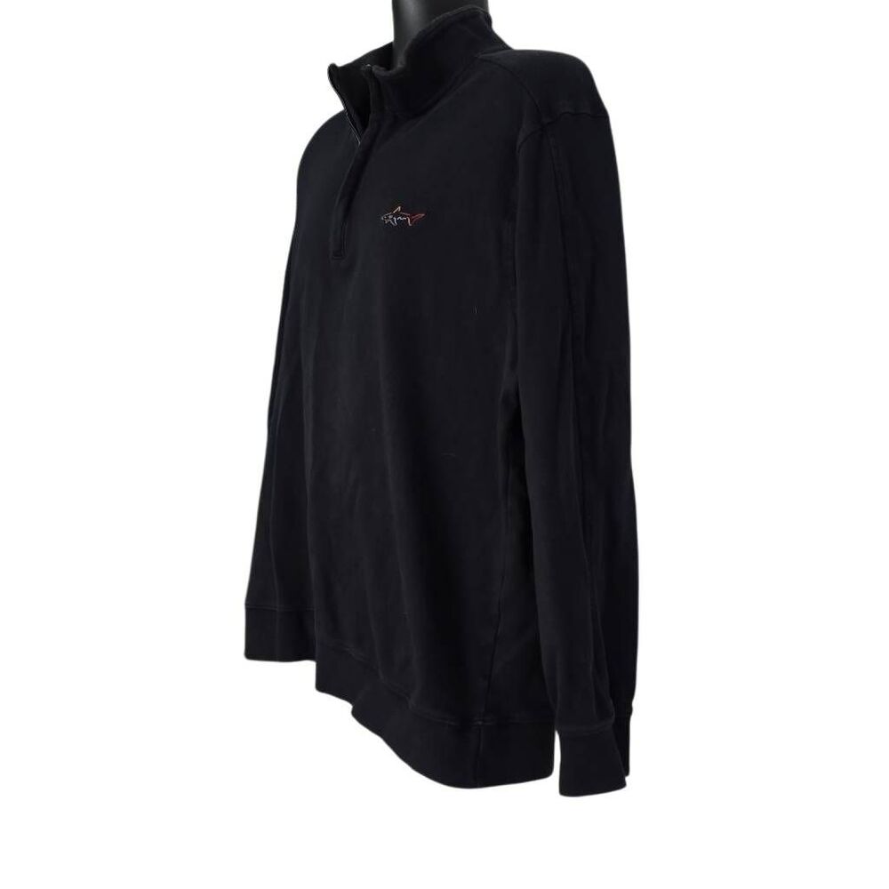 Greg Norman Men's Size Large Black 1/4 Zip Pullover Long Sleeve Sweatshirt - Picture 4 of 5